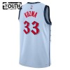 Maillot Enfant Washington Wizards Kyle Kuzma 2024-25 Nike City Edition Bleu Swingman